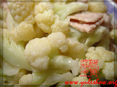 花菜炒肉片