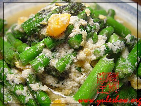 上湯鹹蛋蘆筍 平菇豆腐